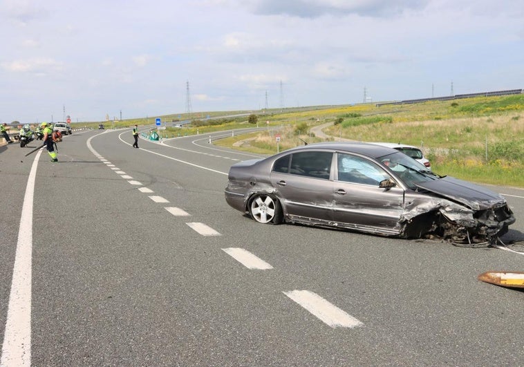 Herido un joven en el tercer accidente en la N-110 en menos de un mes